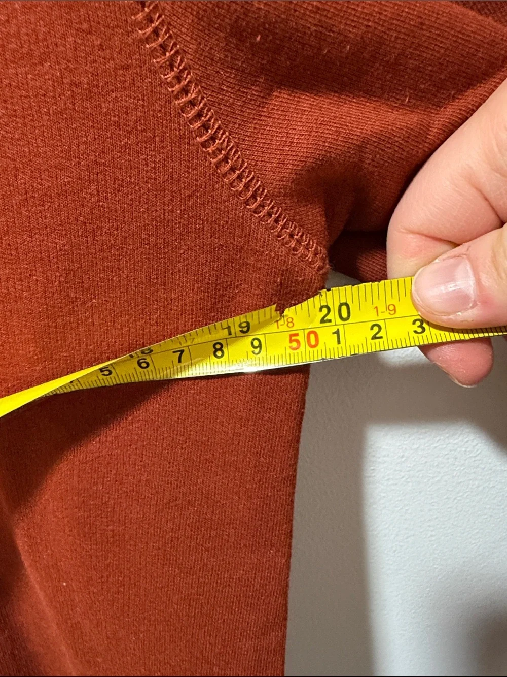 The North Face Men’s Crewneck Sweatshirt Orange Fleece Lined‎ Size Medium Casual
